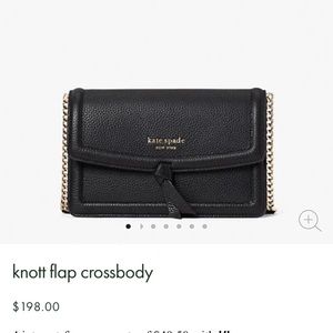 Selling Kate Spade Knot Crossbody. Never used, perfect condition. Still in box.